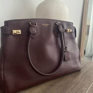 Henri Bendel Brown Leather shoulder bag